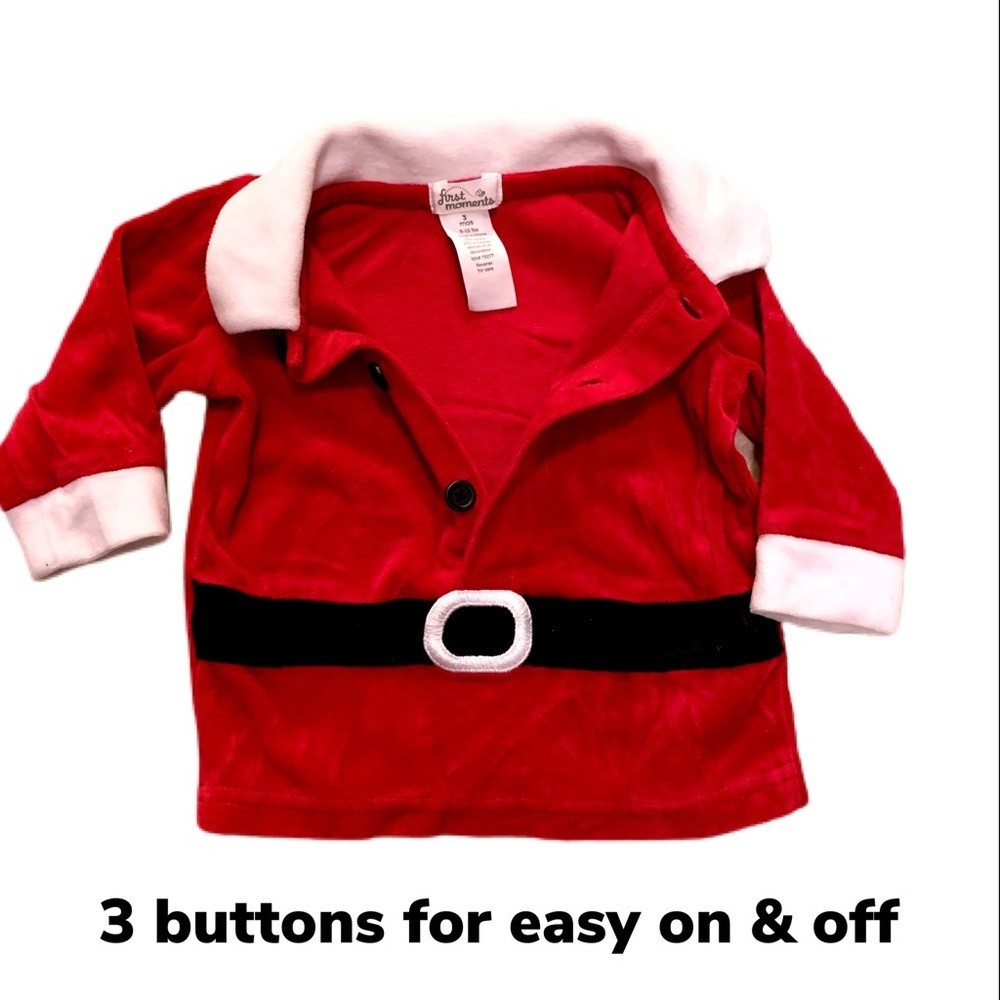 SANTA CLAUS OUTFIT 3pc - Picture 2 of 9